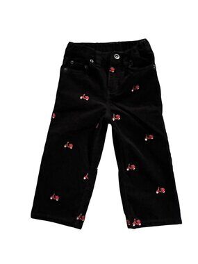 Hartstrings Boys 24 Month Black Corduroy Pants Red Scooters